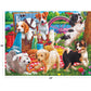 Roseart - Kodak Premium - Puppies On A Picnic - 350 Piece Jigsaw Puzzle For Adults
