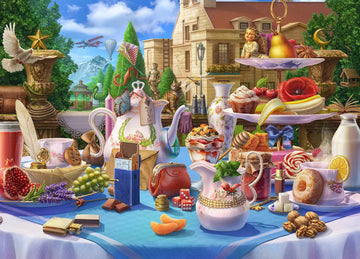 Ceaco - Junes Journey - Tea Time At Icarus - 1000 Piece Jigsaw Puzzle