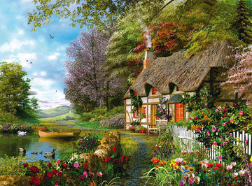 Ravensburger 1500-Piece Country Cottage Jigsaw Puzzle | enhanced Quality | Anti-Glare Surface | Precision Fit | Great Gift for Puzzle Enthusiasts