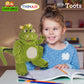 Living Puppets 14-Inch Big Green Dragon Hand Puppet - Fine European Design, Ultra-Soft And Cuddly, Promotes Child Development, S
