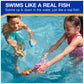 SwimWays Rainbow Reef Fish Toy, Kids Swimming Accessories & Water Toys, Learn to Swim Pool Toys for Kids Ages 5 & Up, Batteries