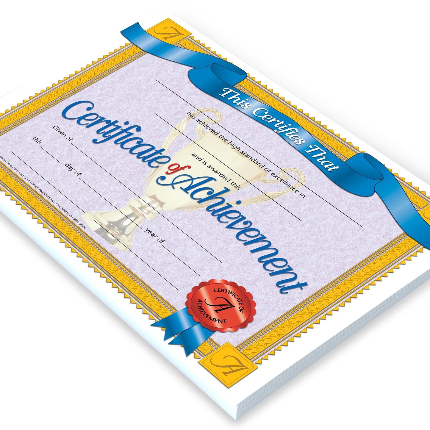 Hayes Certificate Of Achievement, 8.5-Inch X 11-Inch, Pack Of 30 (H-Va608)