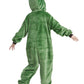 Acogna Onesie Kids Plush Animal Frog Costume One Piece Pajamas Girls Boys Teen Halloween Cosplay Sleepwear Green 10-11 Years