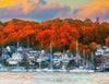 Springboks Harbor in The Fall 500 Piece Puzzle for Adults Shows The Beauty of This Northeastern Habor in Fall Colors