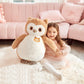 Ikasa Giant Owl Stuffed Animal Plush Toy,23' Large Cute Jumbo Soft Toys,Huge Big Size Plushy Oversized Plushie,Gifts For Kids