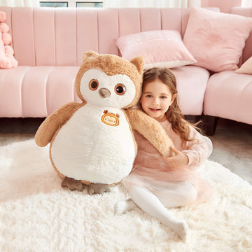 Ikasa Giant Owl Stuffed Animal Plush Toy,23' Large Cute Jumbo Soft Toys,Huge Big Size Plushy Oversized Plushie,Gifts For Kids