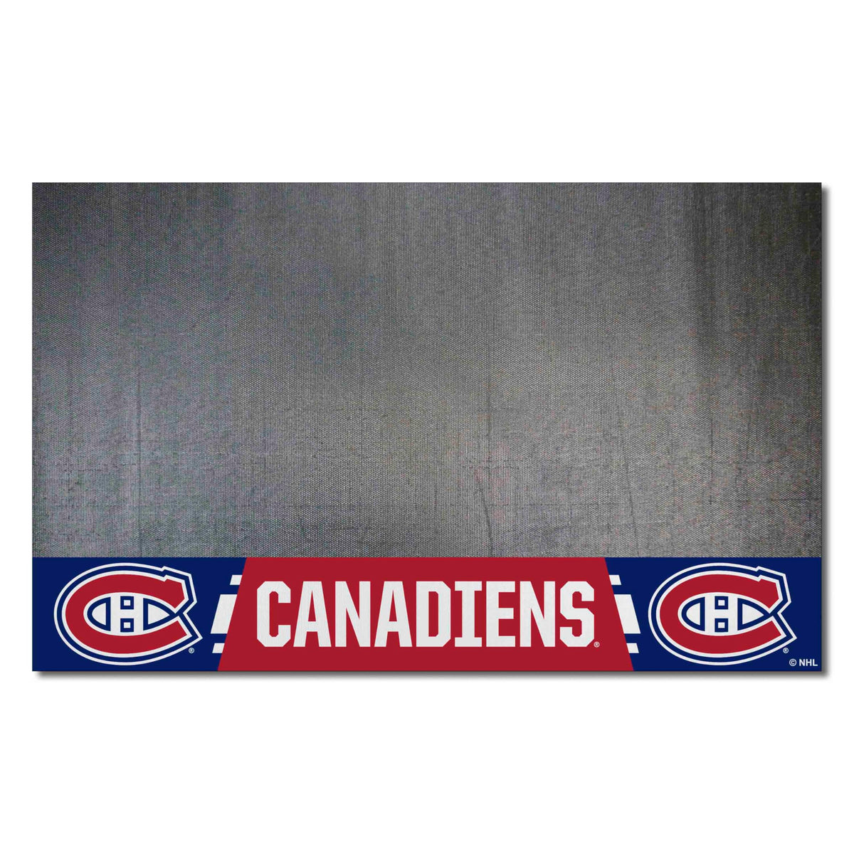 FANMATS 14239 Montreal Canadiens Vinyl Grill Mat - 26in. x 42in. - Deck Patio Protective Mat | Oil, flame, and UV resistant