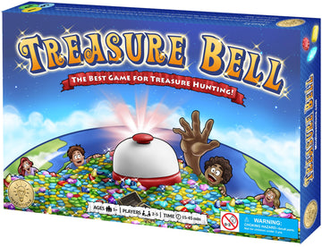 Mind Inventions Treasure Bell | Best Treasure Hunting Game for Kids | Ages 5+ | 2-5 Players | 15-45min Playtime