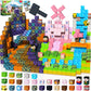 Graceduck Magnetic Blocks - 200 Pcs Build Dark Adventure Forest Castle - Magnetic Toys For Montessori Toddler Christmas Birthday