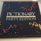 Pictionary Party Edition Board Game - Blue, 15.5"x15.5"x2", Fun Family Activity