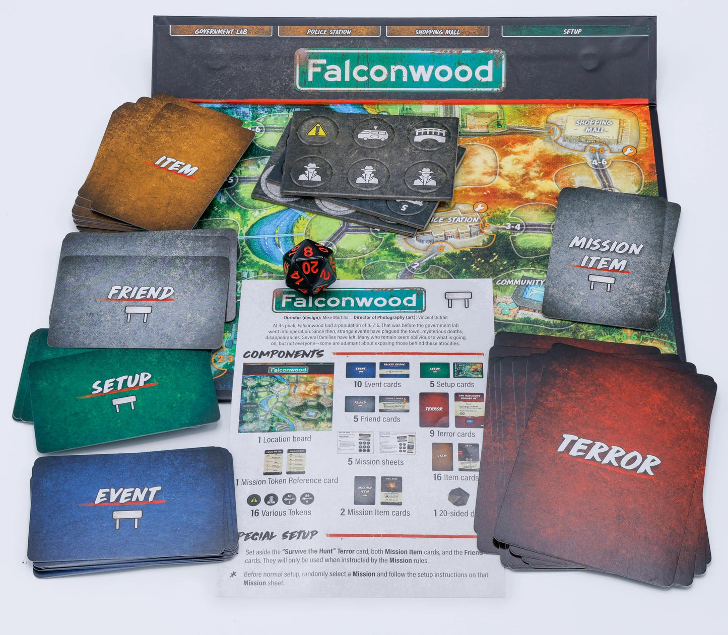 Van Ryder Games - Horror Board Game - Final Girl - The Falconwood Files - Feature Film Box - Core Box Required - 1 Player - 20-6