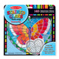 Melissa & Doug Stained Glass Made Easy Activity Kit: Butterfly - 140+ Stickers - Kids Sticker Stained Glass Craft Kit; Sun Catch