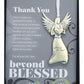 Beyond Blessed Angel With Thank You Sentiment - Gratitude Gift/Appreciation Gift/Thank You Gift For Friends/Mentor/Co-Worker/Neighbor/Thank You Ornament