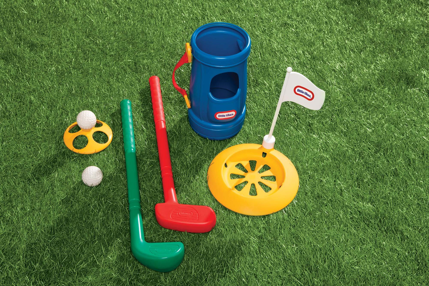 Little Tikes TotSports Grab N Go Golf Set - Blue - Fun Outdoor Sports Toy for Kids, Unique Size