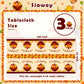 Siawoy 3 Pack Plastic Thanksgiving Tablecloth Disposable,Rectangle Turkey Tablecloth,Vinyl Large Friendsgiving Table Cover for F