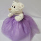 Kinnex Collections Since 1997 12' Quince Anos Quinceanera Last Doll Teddy Bear With Dress (Centerpiece) ~ Arc09831-5 (Lavender)