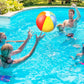 90Shine 7Pcs Donut Pool Floats: Doughnut Swimming Rings With 13.5' Beach Balls - Inflatable Tubes Floaties Toys For Kids Adults