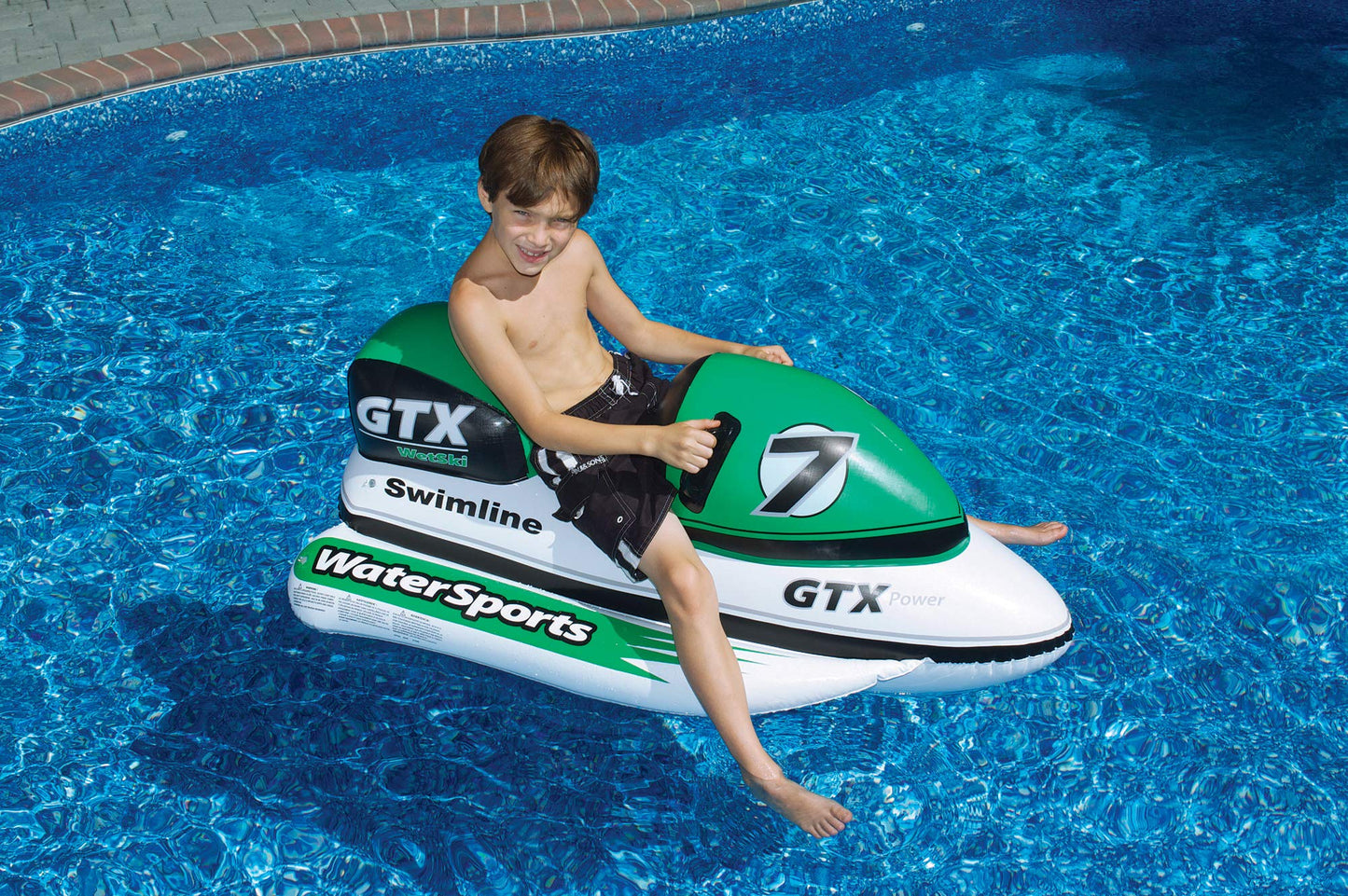 Swimline Gtx Wet Ski Inflatable Ride-On 1 White ,52'/24'/20'