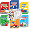 JAPBOR Train Activity Coloring Books - 24PCS Mini Trains Activities Color Book Bulk for Kid Party Favors, Transportation Themed 