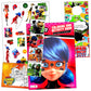 Miraculous Ladybug and Cat Noir - Activity Bundle - Miraculous Ladybug Stickers, Coloring Book, 2-Sided Door Hanger