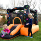 Bounceland Kidz Rock Bounce House - Inflatable Bouncer with Music & Lights, 9ft L x 7ft W x 5.5ft H, Orange & Black, Model