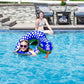Poolmaster Swimming Pool Float Split Pool Ring, Snake, Green