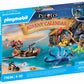 Playmobil Pirates Advent Calendar 71636 - 24 Surprises, Two Figures & Giant Octopus, Multicoloured, Magical Toys for Ages 4+