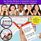 THINK2MASTER Multiplication Flash Cards - 215 Laminated Cards, 2 Dry Erase Markers, 5 Rings, Designed by a Teacher for Test Success