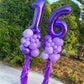 16 Balloon Number, Purple Number 16Th Birthday Balloons 40 Inch, Sweet 16 Years Old Purple Birthday Decorations For Boys Girls,