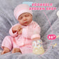 Milidool Lifelike Reborn Baby Dolls-18 Inch Sleeping Realistic Newborn Baby Dolls, Soft Cloth Body With Feeding Toy For Kids Age