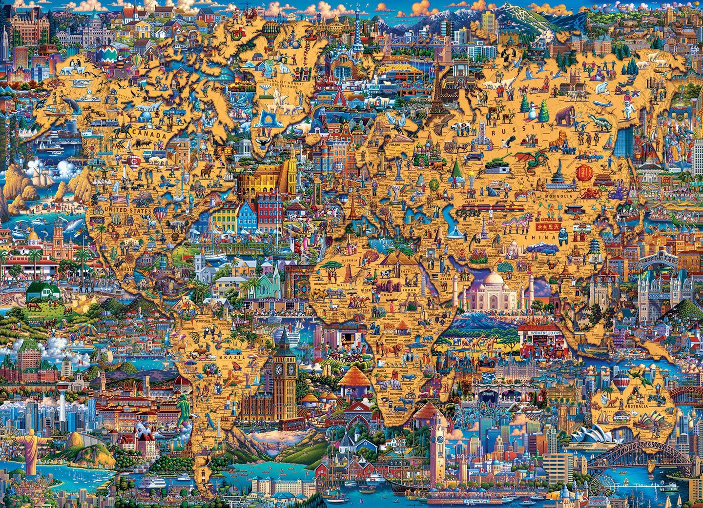 Dowdle Jigsaw Puzzle - Best Of The World - 1000 Piece