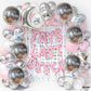 Katchon, Big Silver Disco Ball Balloons - Pack Of 6, Disco Party Decorations | 4D Metallic Disco Balloons For Disco Bachelorette Party Decorations | Prom Balloons, Graduation Decorations Class Of 2025