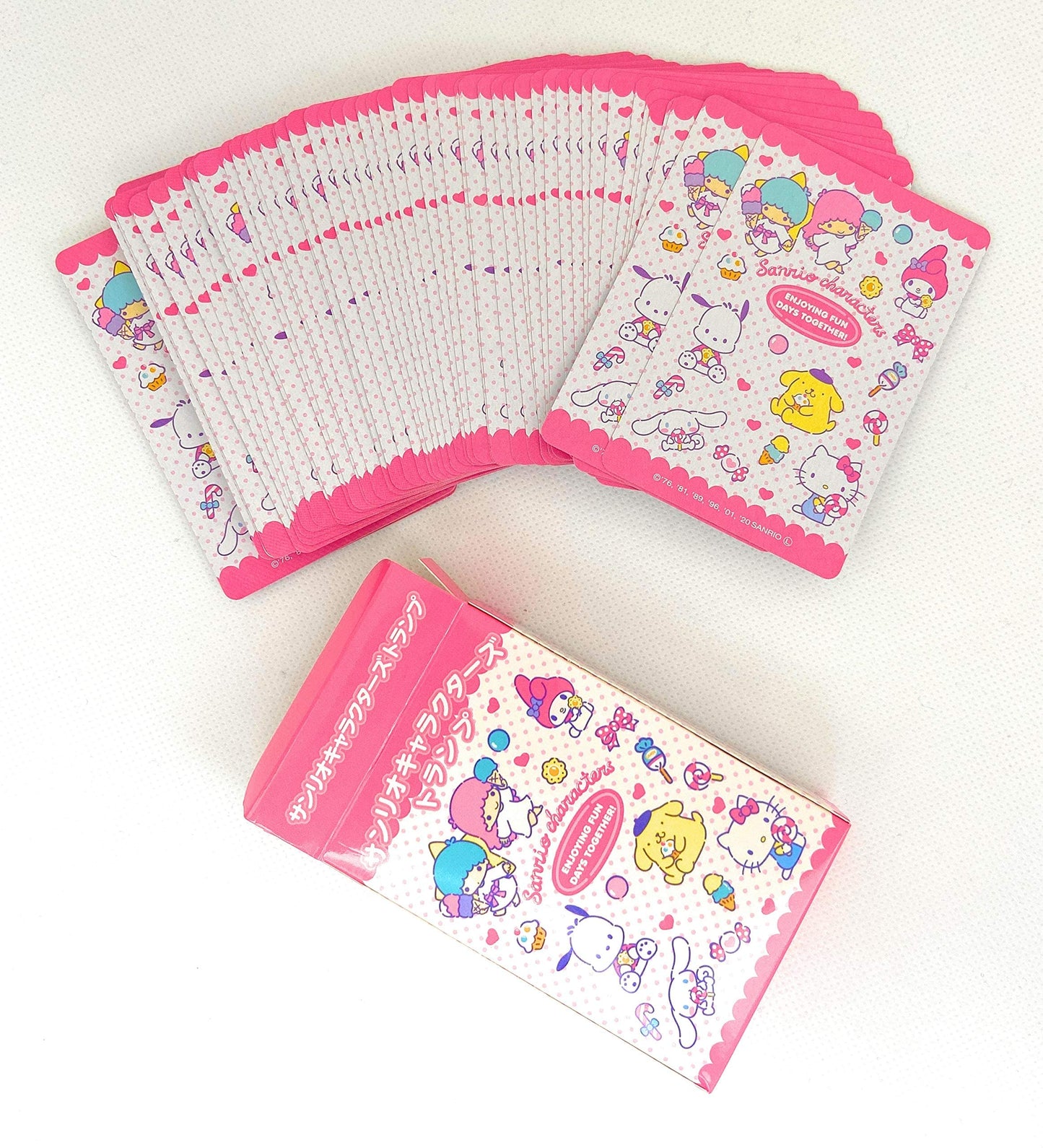 Sanrio Characters Playing Card Hello Kitty, Little Twin Stars, My Melody, Cinnamoroll, Pompompurin, Pochacco 3.5in x 2.4in x 0.7