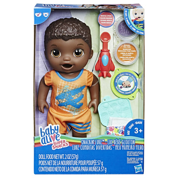 Baby Alive Ba Snackin Luke Aa Baby Doll