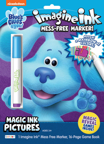 Nickelodeon Blues Clues and You 16-Page Imagine Ink Coloring Book with Mess Free Marker 50580 Bendon