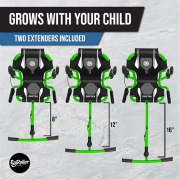 Ezyroller New Drifter-X Ride On Toy For Ages 6 And Older, Up To 150Lbs. - Green