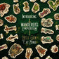 Wanderers Emporium Hard Flat Minis for DND | 28mm-32mm Scale | Cardboard | Model WEstandees1 | Essentials Pack of 36 Miniatures