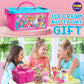FUN KIDZ Ice Cream Butter Slime Kit for Girls 10-12, Multicolor Soft Slime Making Toy, Ideal Birthday Gift for Ages 8-12