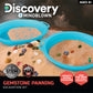 Discovery Gemstone Panning Stem Kit - Pan For 30 Real Gems| 2 Sifting Pans, Sand & Learning Guide| Educational Science Activity