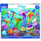White Mountain Jellyfish Puzzle 500 Piece Vintage Summer Jigsaw Puzzles for Adults and Families