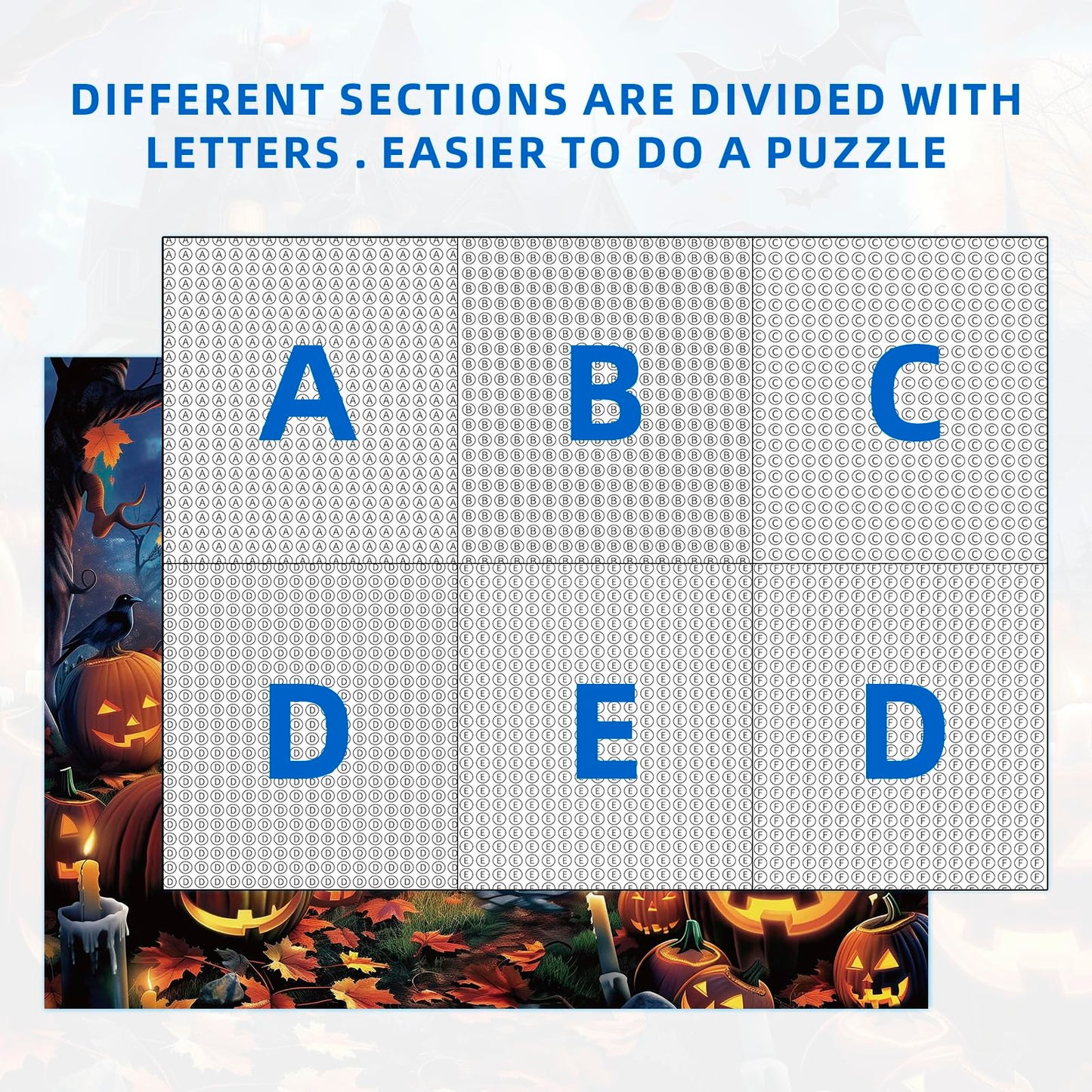 Nattork Jigsaw Puzzle 1000 Pieces for mature-themeds  Halloween Haunted House Challenging mature-themed Puzzles for Halloween Decor & Gift