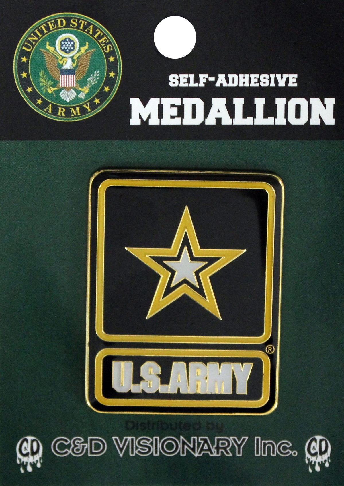 C&D Visionary Licenses Products Army Self-Adhesive Medallion