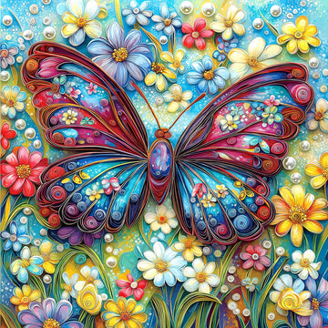 500 Piece Puzzles for mature-themeds Clearance  3D Butterfly & Springtime Flowers Jigsaw Puzzle for mature-themeds for enhanced Gifts Party Games Family Fun  20X20 in Dust Free Puzzle