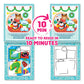 Scentco Holiday Water Magic (2 Pack - Candy Cane & Gingerbread) - Patented Gourmet Scented Reusable Water Reveal Activity Books