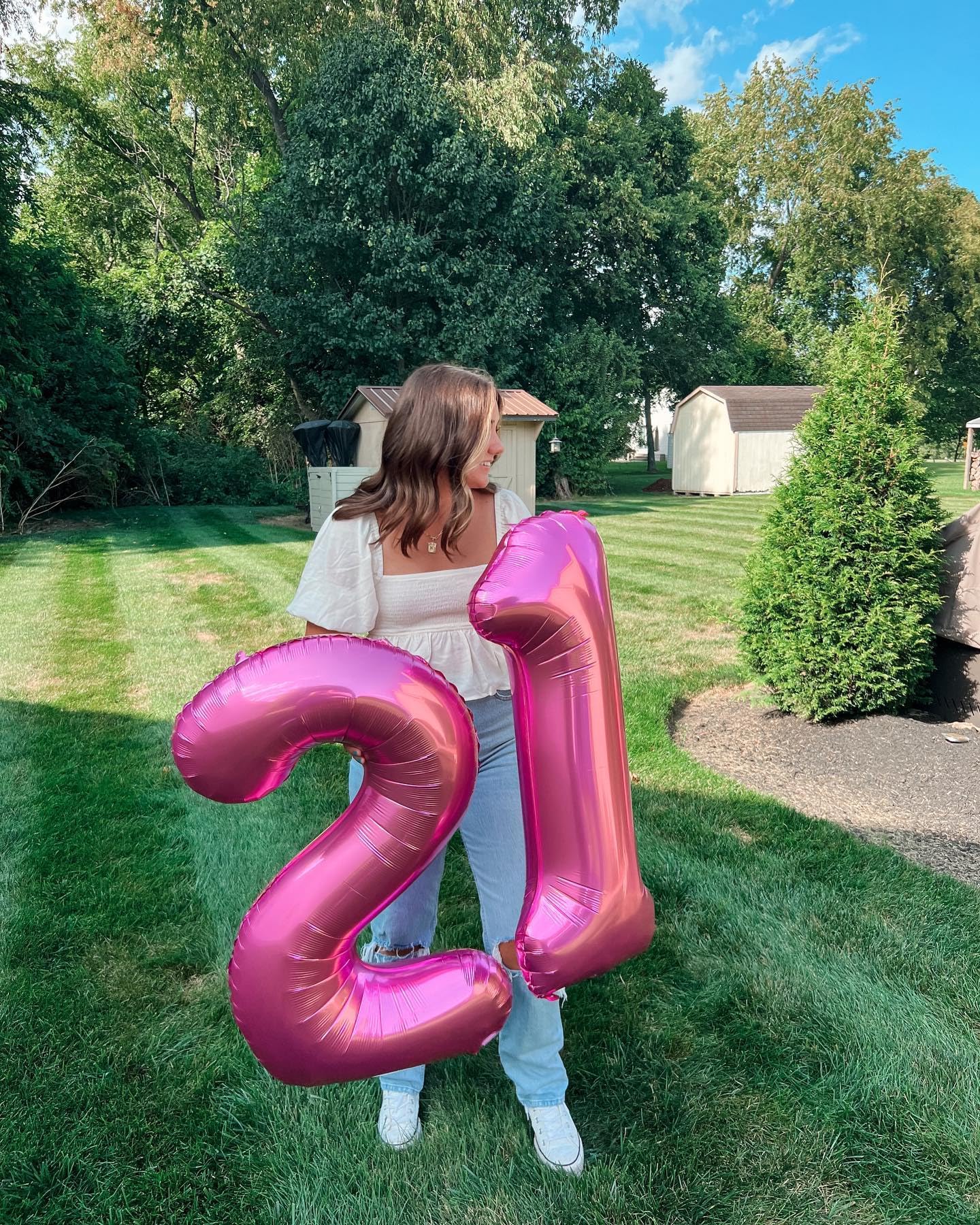Pink Number 1 Balloon For First Birthday 40 Inch, 1St One Number Balloons Birthday Decorations For Girl Boy Toddler Baby