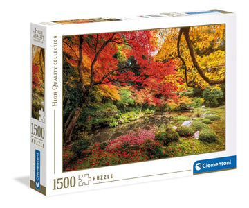 Clementoni Collection 31820, Autumn Park Puzzle For Children And Adults, 1500 Pieces, Ages 10 Years Plus Multi Coloured
