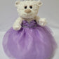 Kinnex Collections Since 1997 12' Quince Anos Quinceanera Last Doll Teddy Bear With Dress (Centerpiece) ~ Arc09831-5 (Lavender)
