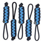 BubbasGarageTv - Large Heavy Duty Paracord Zipper Pulls (Light Blue)