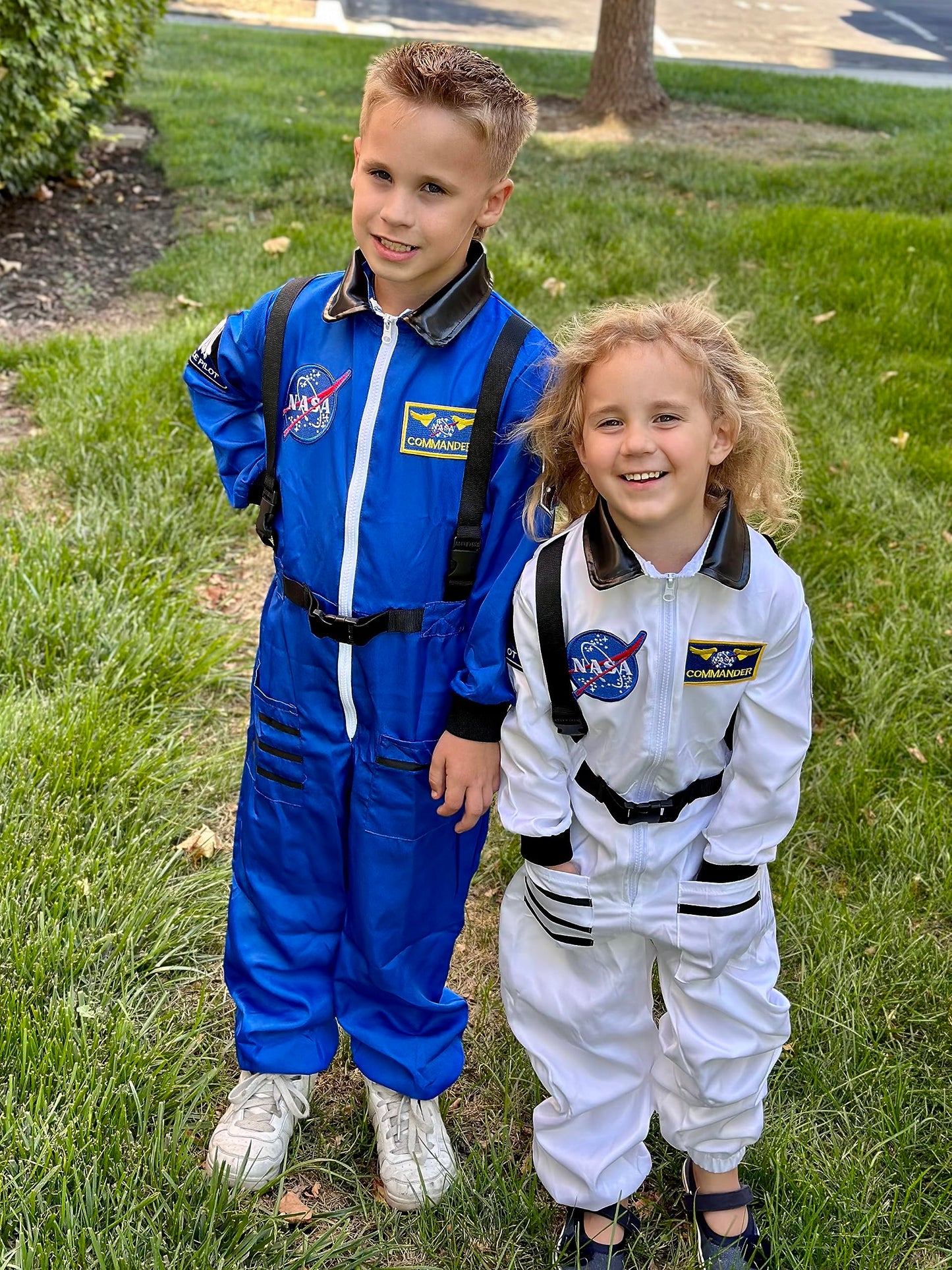 Aoiviss Astronaut Costume For Kids, Space Costume Space Suit For Boys Girls Nasa Astronaut Cosplay Role Play Dress Up