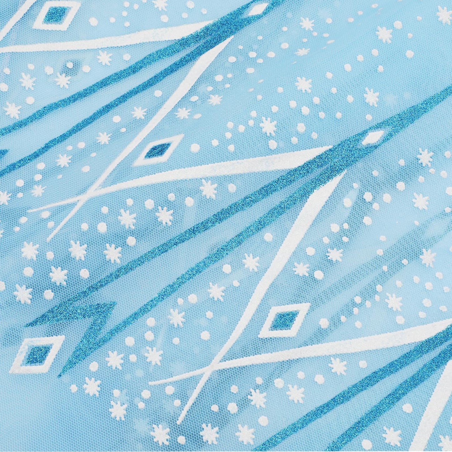 Phogary Snowflake Princess Cape Blue Princess Cloak Princess Hooded Cape Princess Fancy Dress Halloween Costume Cape Carnival Bi